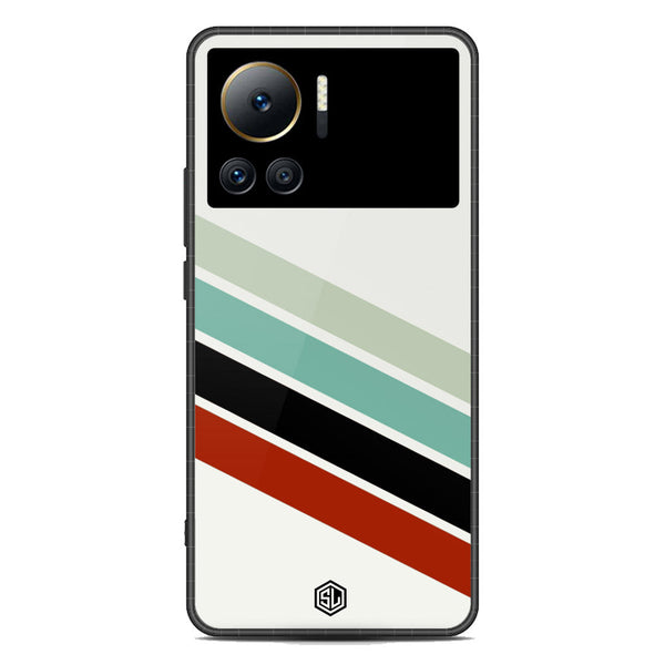 Retro Stripes Series Soft Phone Case - Metal Case - Infinix Note 12 VIP