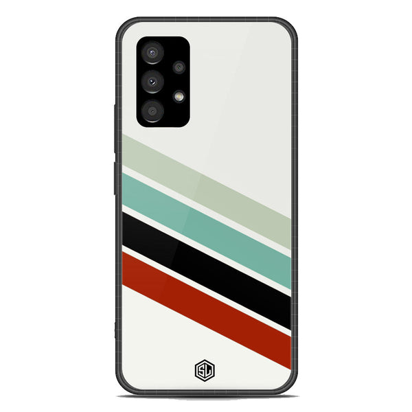 Retro Stripes Series Soft Phone Case - Premium Glass Case - Samsung Galaxy A33 5G