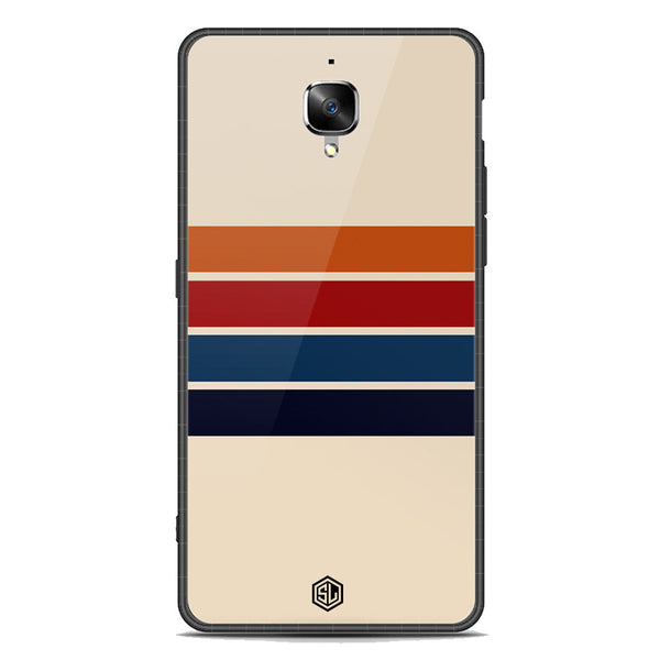 Retro Stripes Series Soft Phone Case - Premium Glass Case - OnePlus 3