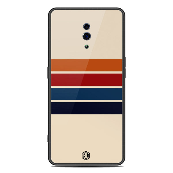 Retro Stripes Series Soft Phone Case - Premium Glass Case - Oppo Reno