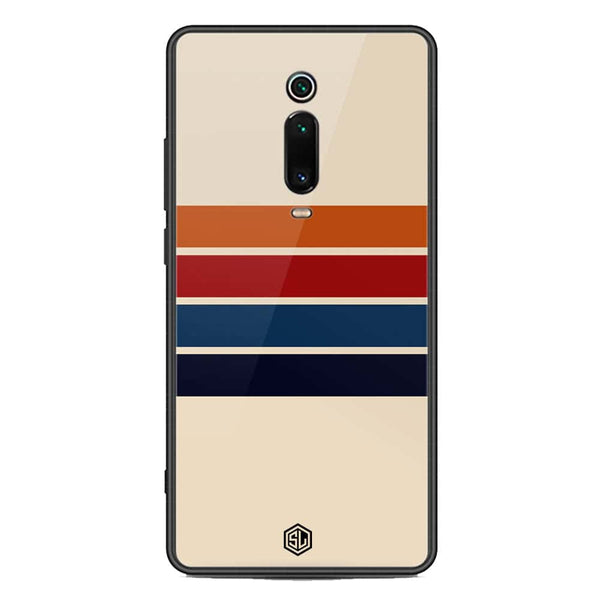 Retro Stripes Series Soft Phone Case - Premium Glass Case - Xiaomi Mi 9T Pro