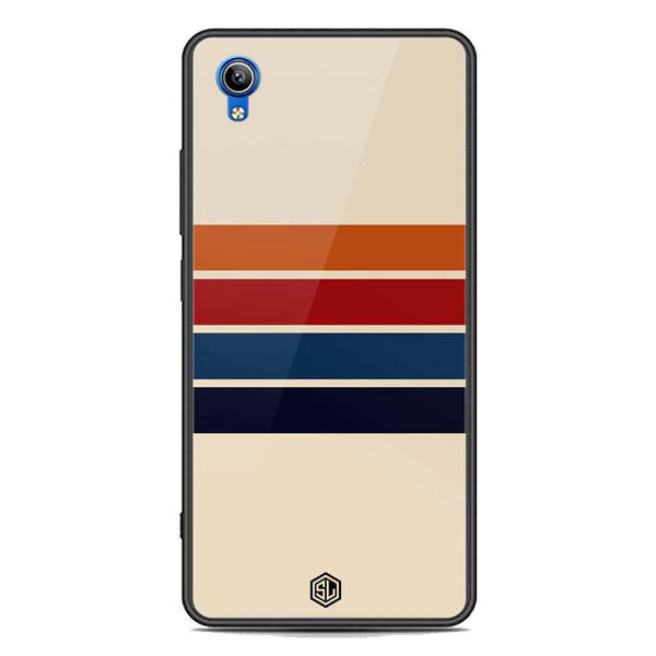 Retro Stripes Series Soft Phone Case - Premium Glass Case - Vivo Y90