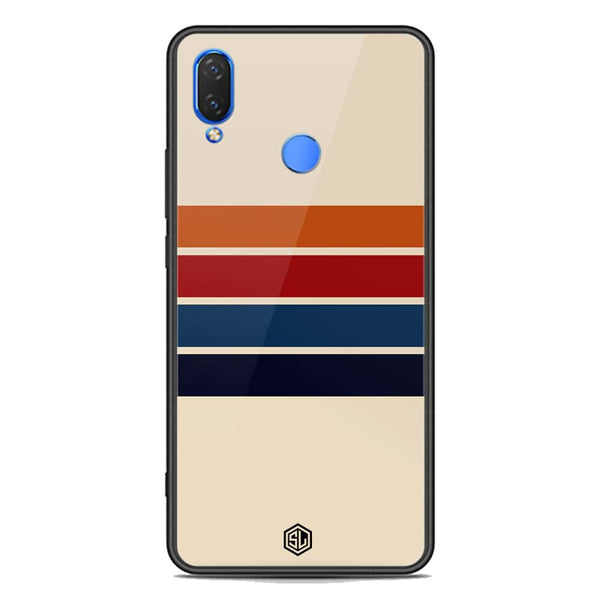 Retro Stripes Series Soft Phone Case - Premium Glass Case - Huawei Nova 3i / P Smart Plus