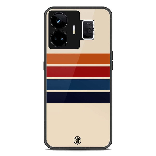 Retro Stripes Series Soft Phone Case - Premium Glass Case - Realme GT Neo 5