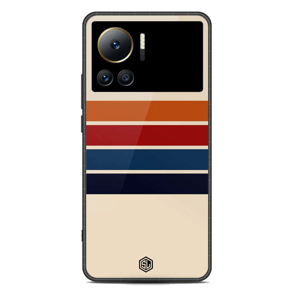 Retro Stripes Series Soft Phone Case - Metal Case - Infinix Note 12 VIP