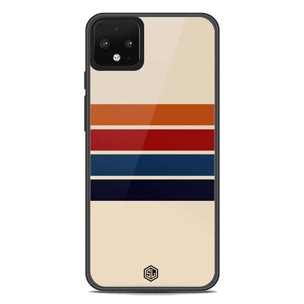 Retro Stripes Series Soft Phone Case - Metal Case - Google Pixel 4