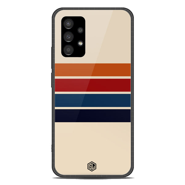 Retro Stripes Series Soft Phone Case - Premium Glass Case - Samsung Galaxy A33 5G