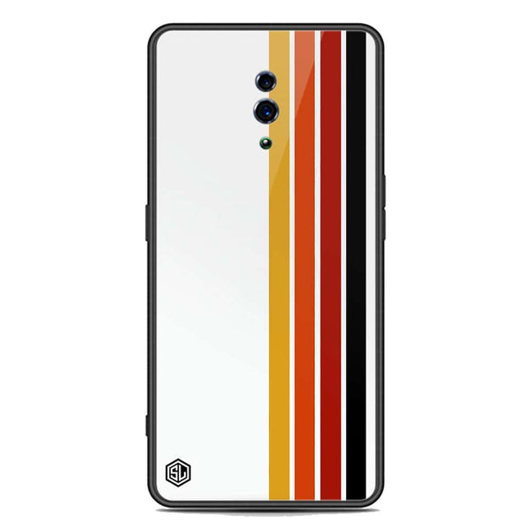 Retro Stripes Series Soft Phone Case - Premium Glass Case - Oppo Reno