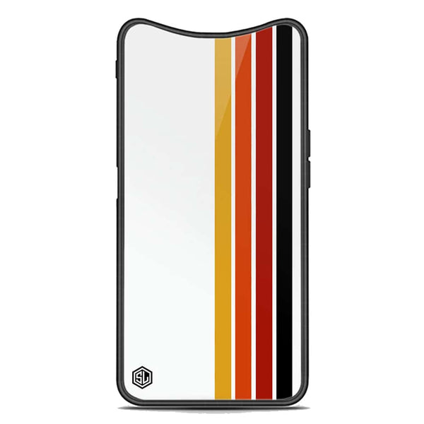 Retro Stripes Series Soft Phone Case - Premium Glass Case - Oppo Find X