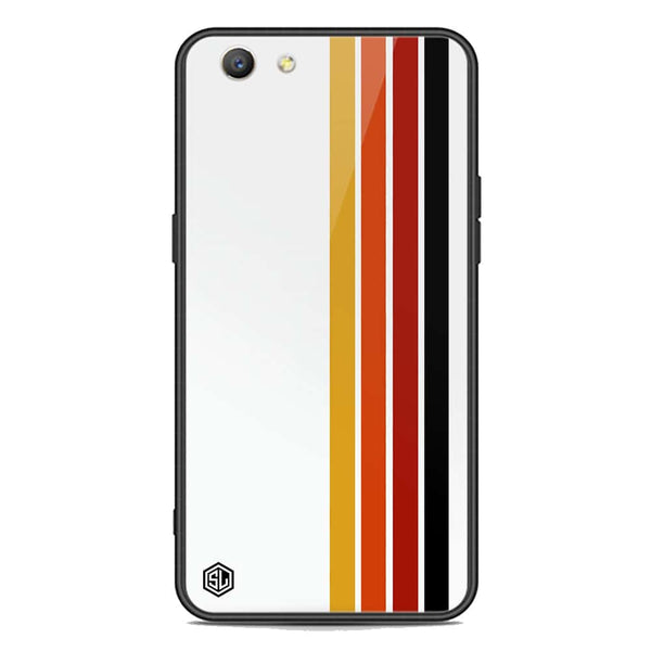 Retro Stripes Series Soft Phone Case - Premium Glass Case - Oppo A59