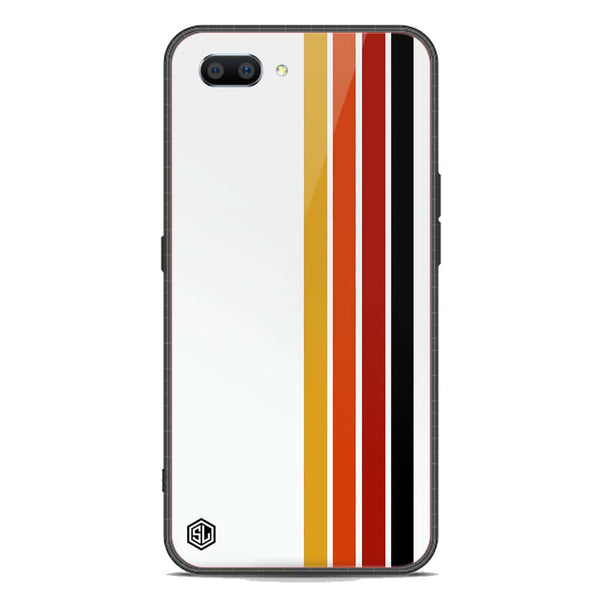 Retro Stripes Series Soft Phone Case - Premium Glass Case - Oppo A3s