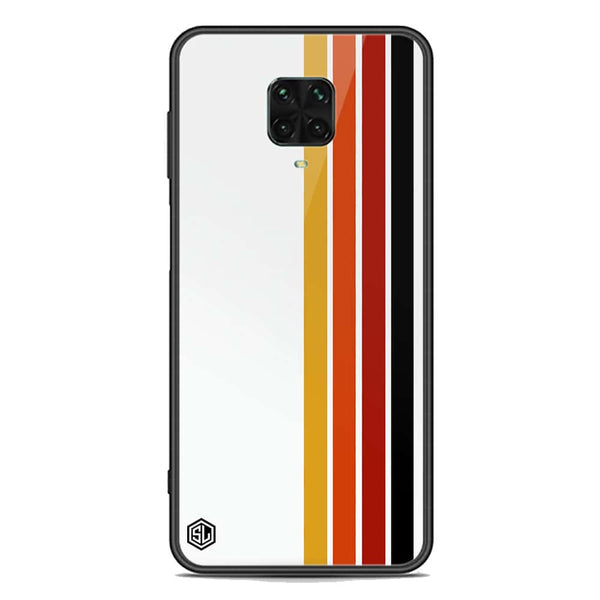 Retro Stripes Series Soft Phone Case - Premium Glass Case - Xiaomi Redmi Note 9 Pro