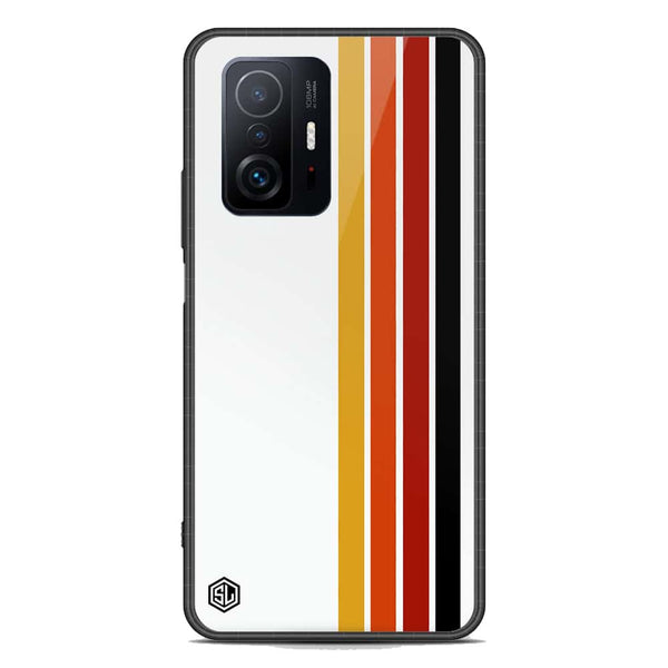 Retro Stripes Series Soft Phone Case - Premium Glass Case - Xiaomi 11T