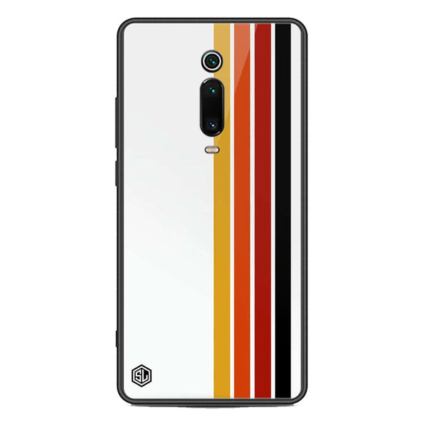 Retro Stripes Series Soft Phone Case - Premium Glass Case - Xiaomi Mi 9T Pro