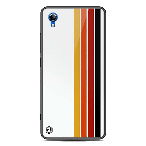 Retro Stripes Series Soft Phone Case - Premium Glass Case - Vivo Y90