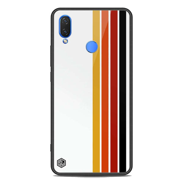 Retro Stripes Series Soft Phone Case - Premium Glass Case - Huawei Nova 3i / P Smart Plus