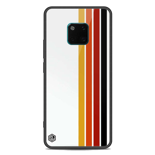 Retro Stripes Series Soft Phone Case - Premium Glass Case - Huawei Mate 20 Pro