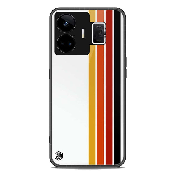 Retro Stripes Series Soft Phone Case - Premium Glass Case - Realme GT Neo 5