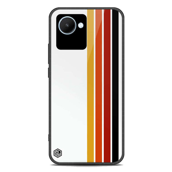 Retro Stripes Series Soft Phone Case - Premium Glass Case - Realme C30s