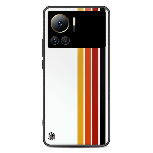 Retro Stripes Series Soft Phone Case - Metal Case - Infinix Note 12 VIP