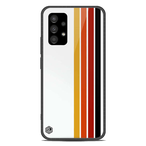 Retro Stripes Series Soft Phone Case - Premium Glass Case - Samsung Galaxy A33 5G