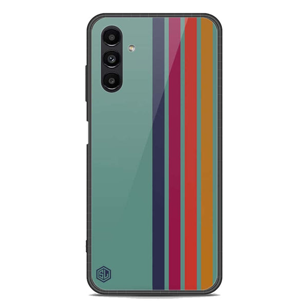 Retro Stripes Series Soft Phone Case - Premium Glass Case - Samsung Galaxy A04s