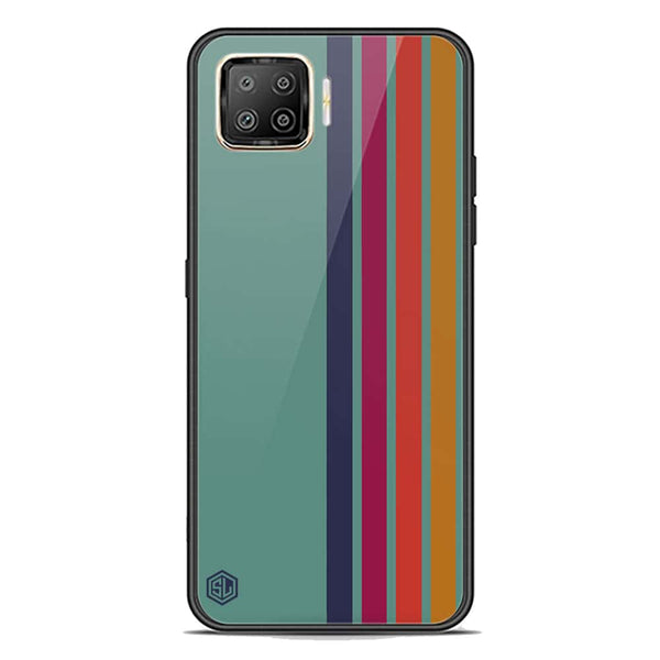 Retro Stripes Series Soft Phone Case - Premium Glass Case - Oppo A93