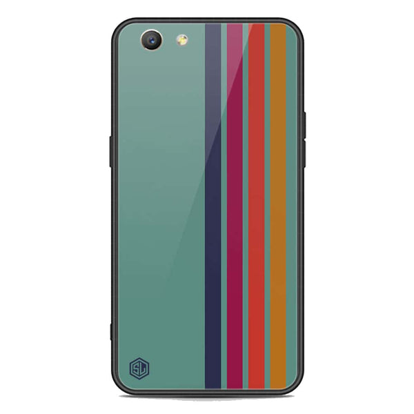 Retro Stripes Series Soft Phone Case - Premium Glass Case - Oppo A59