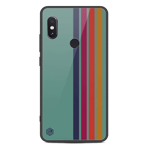 Retro Stripes Series Soft Phone Case - Premium Glass Case - Xiaomi Redmi Note 5 Pro