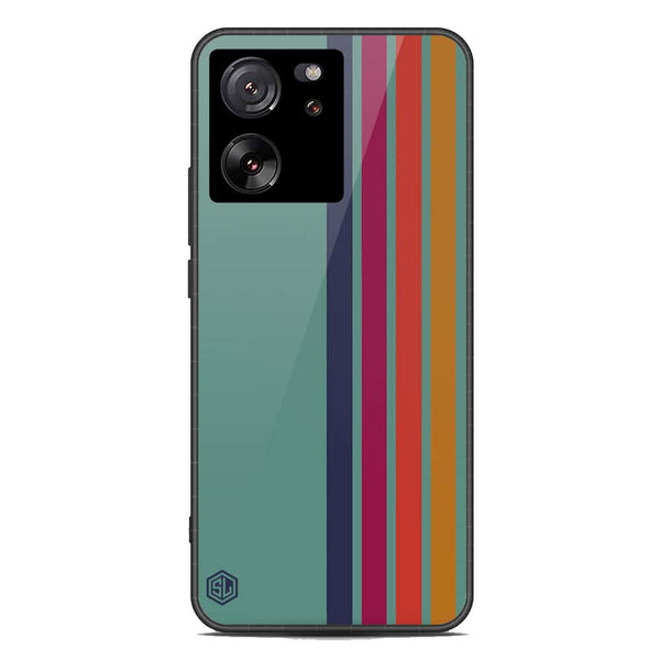 Retro Stripes Series Soft Phone Case - Premium Glass Case - Xiaomi 13T