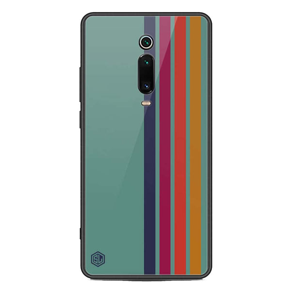 Retro Stripes Series Soft Phone Case - Premium Glass Case - Xiaomi Mi 9T Pro