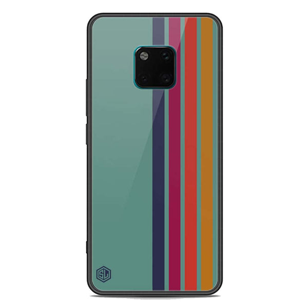 Retro Stripes Series Soft Phone Case - Premium Glass Case - Huawei Mate 20 Pro