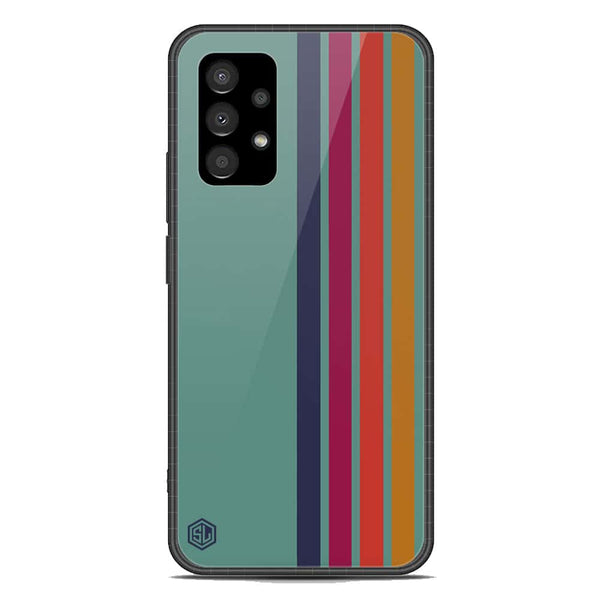 Retro Stripes Series Soft Phone Case - Premium Glass Case - Samsung Galaxy A33 5G