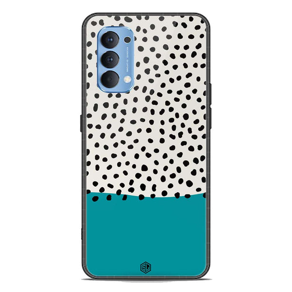 Polka Dots Series Soft Phone Case - Premium Glass Case - Oppo Reno 4