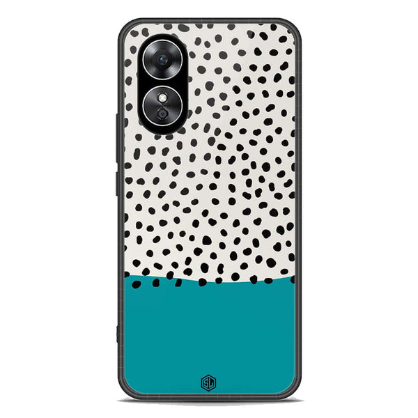 Polka Dots Series Soft Phone Case - Premium Glass Case - Oppo A17