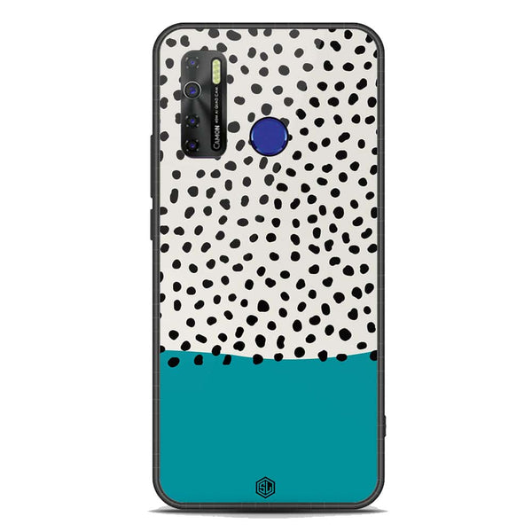 Polka Dots Series Soft Phone Case - Premium Glass Case - Tecno Spark 5 pro