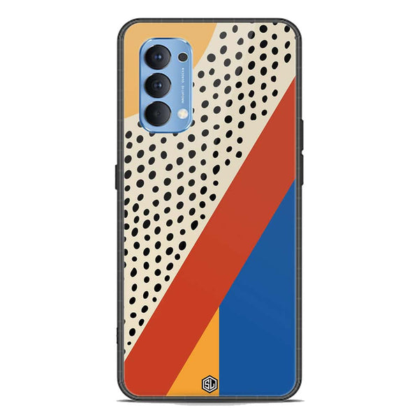 Polka Dots Series Soft Phone Case - Premium Glass Case - Oppo Reno 4