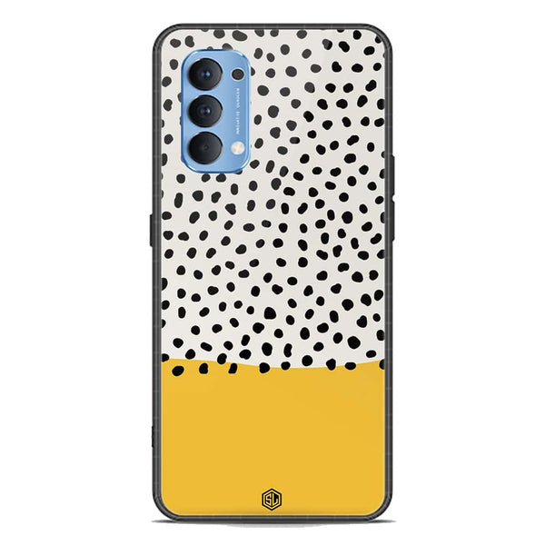 Polka Dots Series Soft Phone Case - Premium Glass Case - Oppo Reno 4