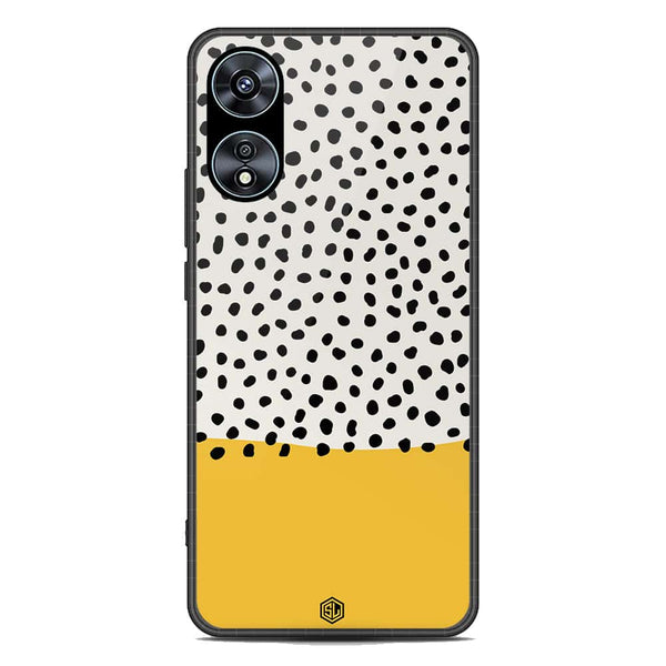 Polka Dots Series Soft Phone Case - Premium Glass Case - Oppo A58 4G