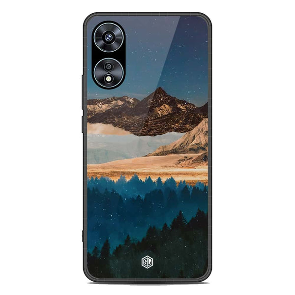 Mountains Wanderlust Series Soft Phone Case - Premium Glass Case - Oppo A58 4G