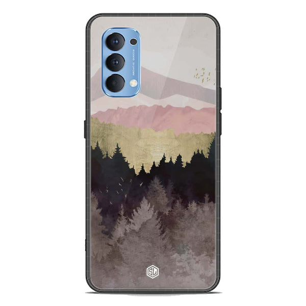 Mountains Wanderlust Series Soft Phone Case - Premium Glass Case - Oppo Reno 4