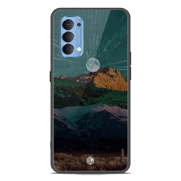 Mountains Wanderlust Series Soft Phone Case - Premium Glass Case - Oppo Reno 4