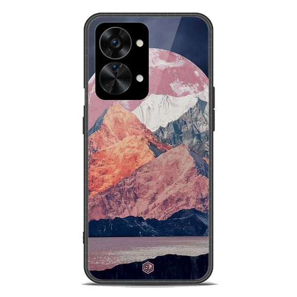 Mountains Wanderlust Series Soft Phone Case - Premium Glass Case - Design 5 - OnePlus Nord 2T