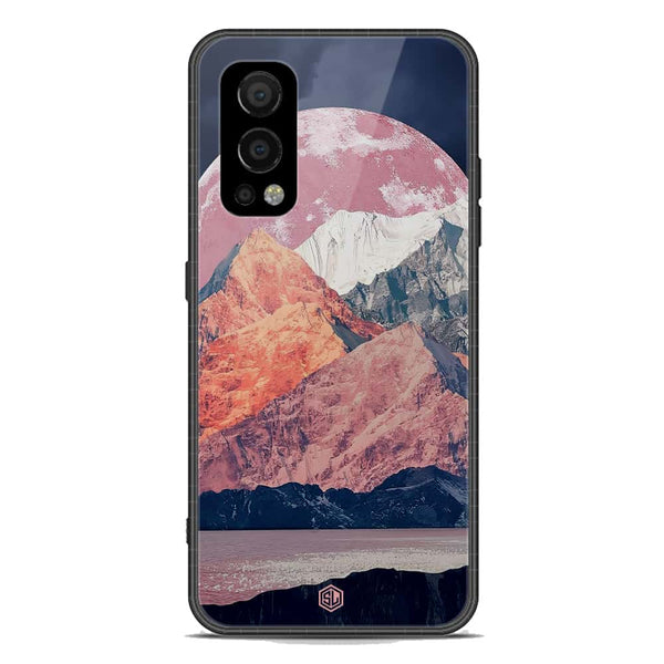 Mountains Wanderlust Series Soft Phone Case - Premium Glass Case - Design 5 - OnePlus Nord 2