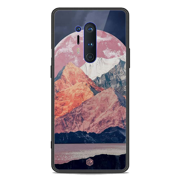 Mountains Wanderlust Series Soft Phone Case - Premium Glass Case - Design 5 - OnePlus 8 Pro