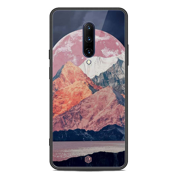 Mountains Wanderlust Series Soft Phone Case - Premium Glass Case - Design 5 - OnePlus 7 Pro