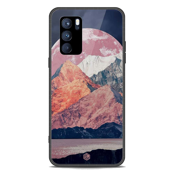 Mountains Wanderlust Series Soft Phone Case - Premium Glass Case - Design 5 - Oppo Reno 6 Pro 5G