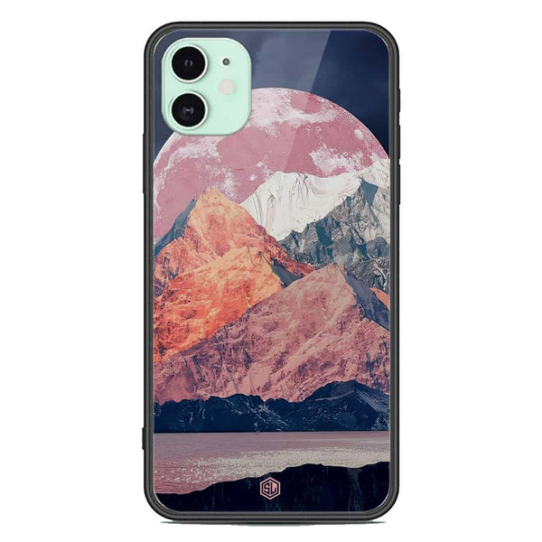 Mountains Wanderlust Series Soft Phone Case - Premium Glass Case - Design 5 - iPhone 11