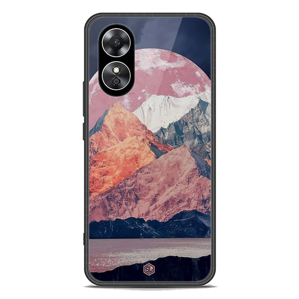 Mountains Wanderlust Series Soft Phone Case - Premium Glass Case - Design 5 - Oppo A17