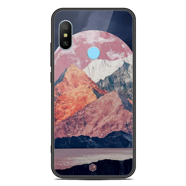 Mountains Wanderlust Series Soft Phone Case - Premium Glass Case - Design 5 - Xiaomi Redmi Note 6